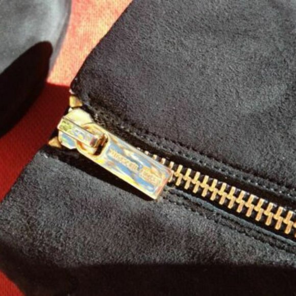 Michael Kors Arley Black Suede Boots Size 9 - Picture 5 of 6